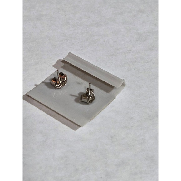 Lot of 5 Silver Tone Earrings Various Eras