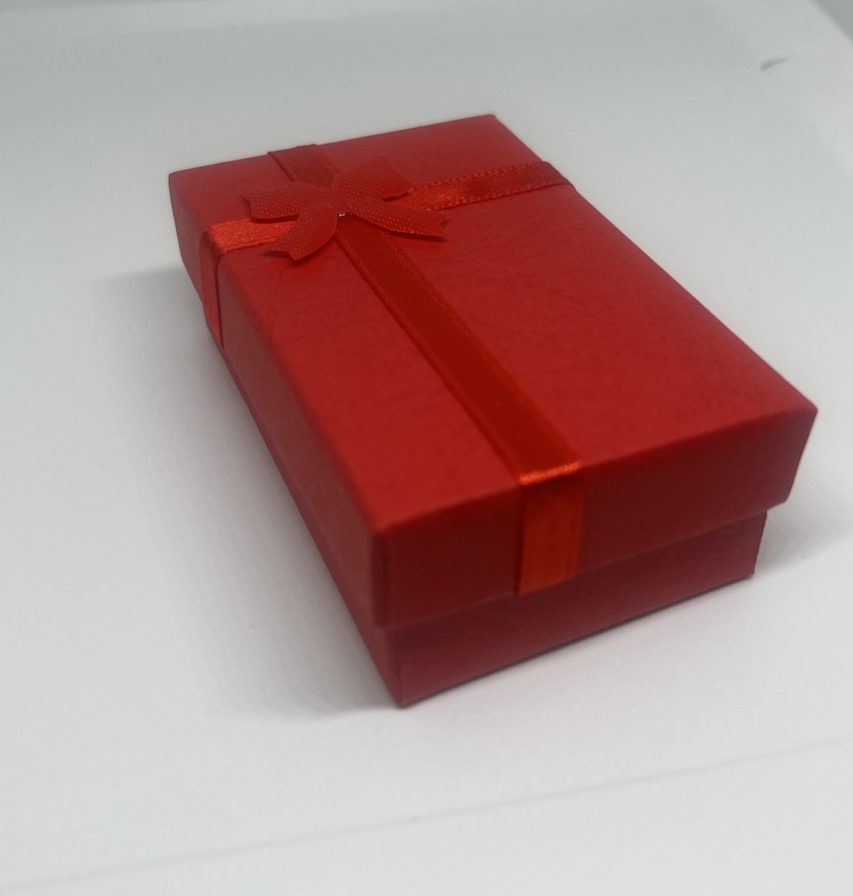 Red Love Heart Crystal Pendant Necklace Birthdays VALENTINES DAY (Gift Box)