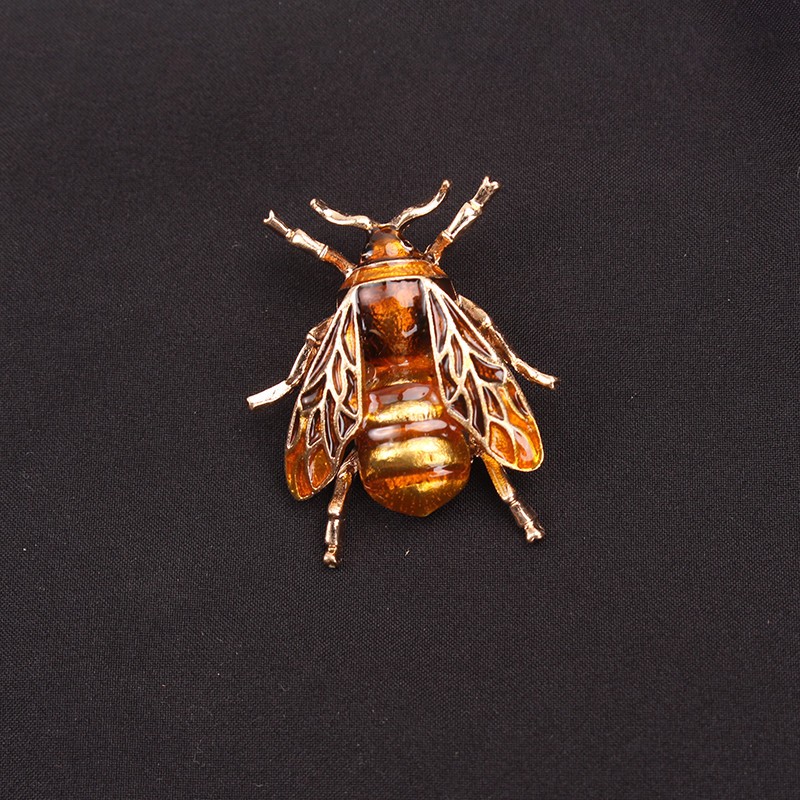 Women Men Unisex Bees Lover Brooch Insects Brooches Honeybee Pins Badge Jewelry