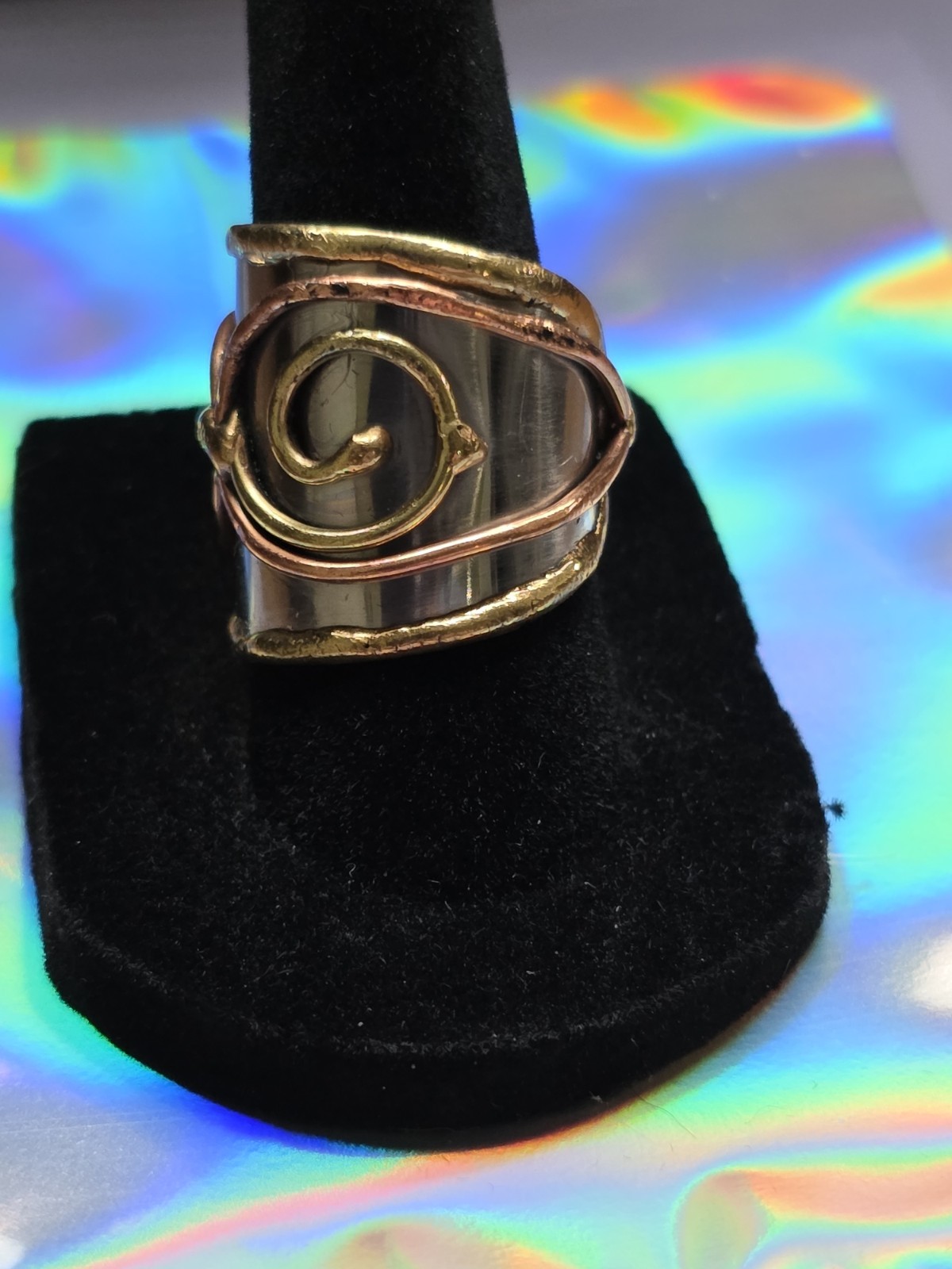 Ring Brass & Copper Cuff Item# 0071