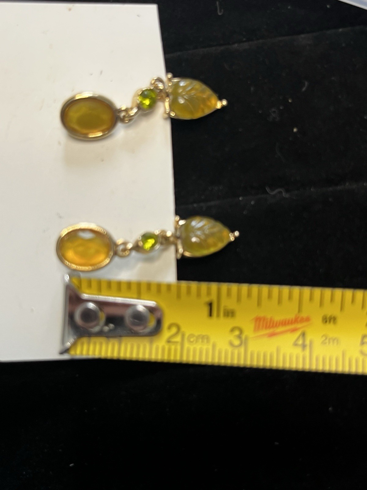 Trifari Earrings Gold Tone Posts New with Tag Fashion Earrings