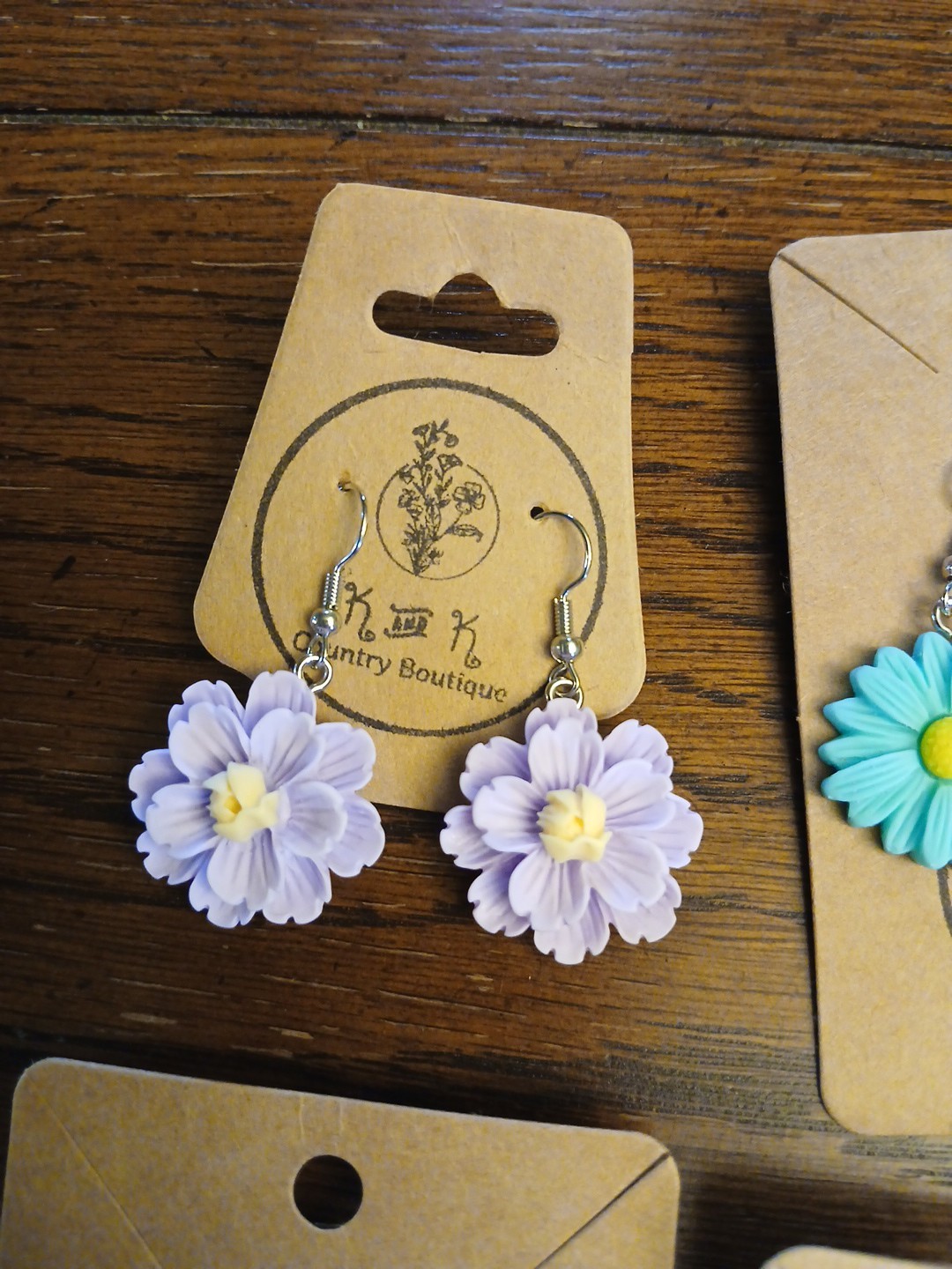 New 8 Pair Various Cute Flower Earrings For Kids Teens Young Adults
