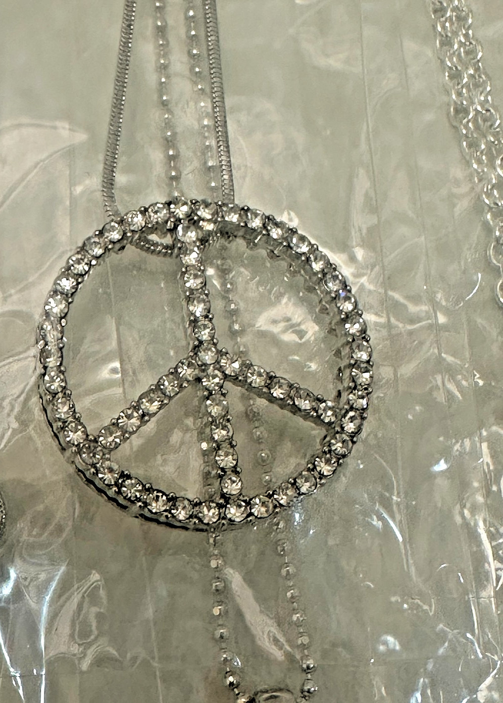 New 20pcs Lot Crystal Charm Pendant Necklaces Jewelry #56 Heart Snowflake Key