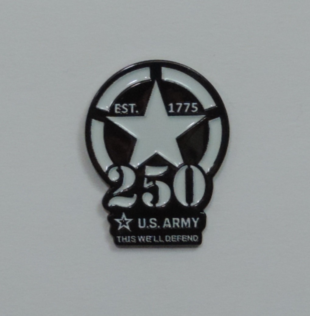 UNITED STATES ARMY 250TH HAT PIN