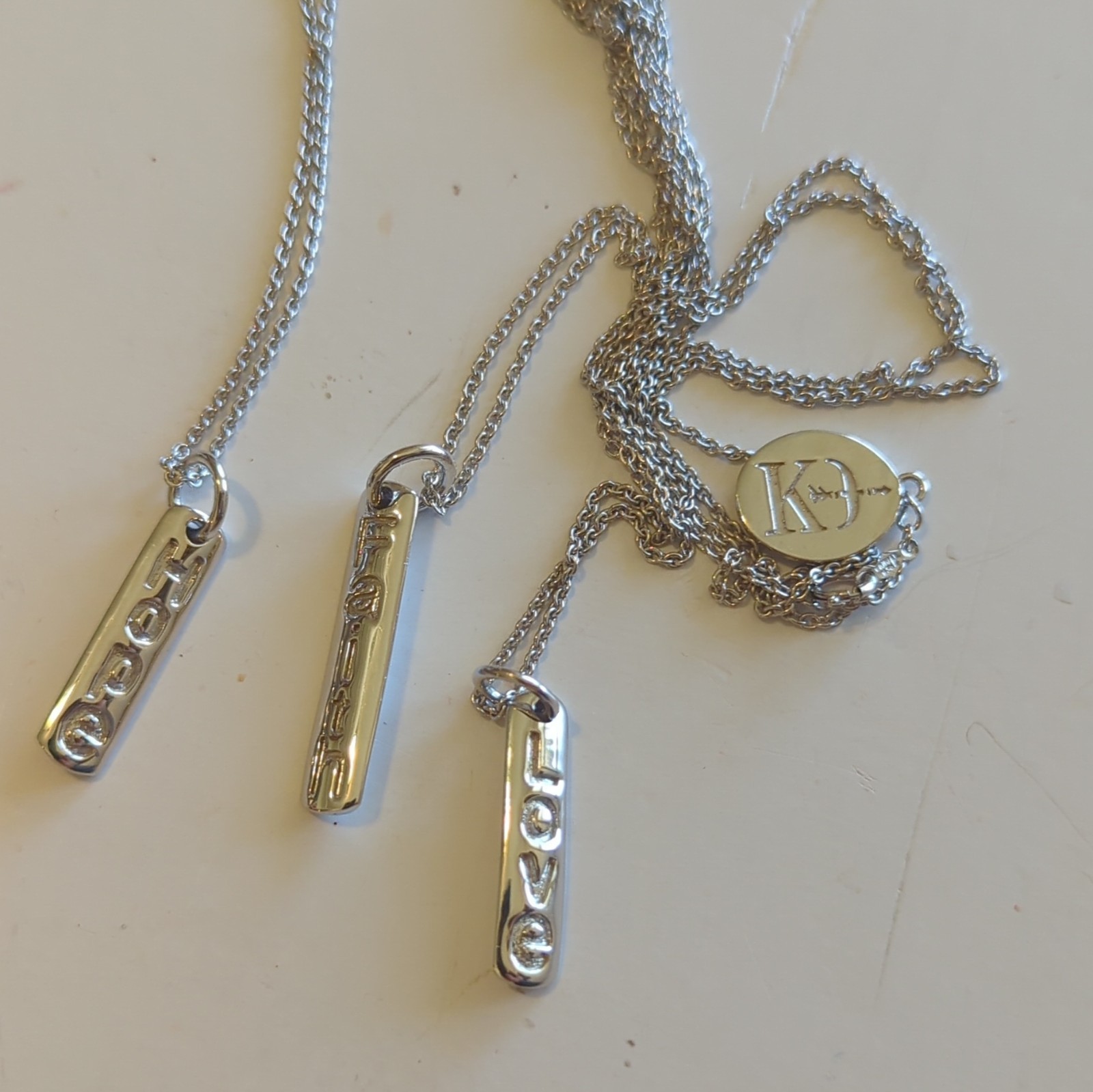 NEW Lot Of 3 Necklaces Silver – JTV KDN017-18