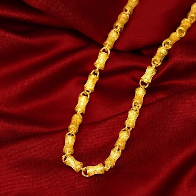 NEW 3D chain 22K 23K 24K Thai Baht Gold Filled Yellow GP Necklace