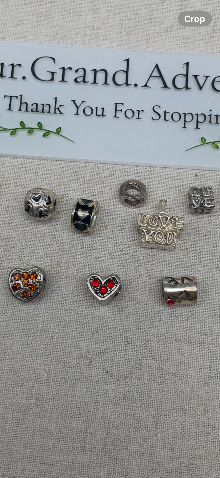 80+ Beads / Charms / Spacers – Elephants, Dice, Heart & Love, Glass & More!
