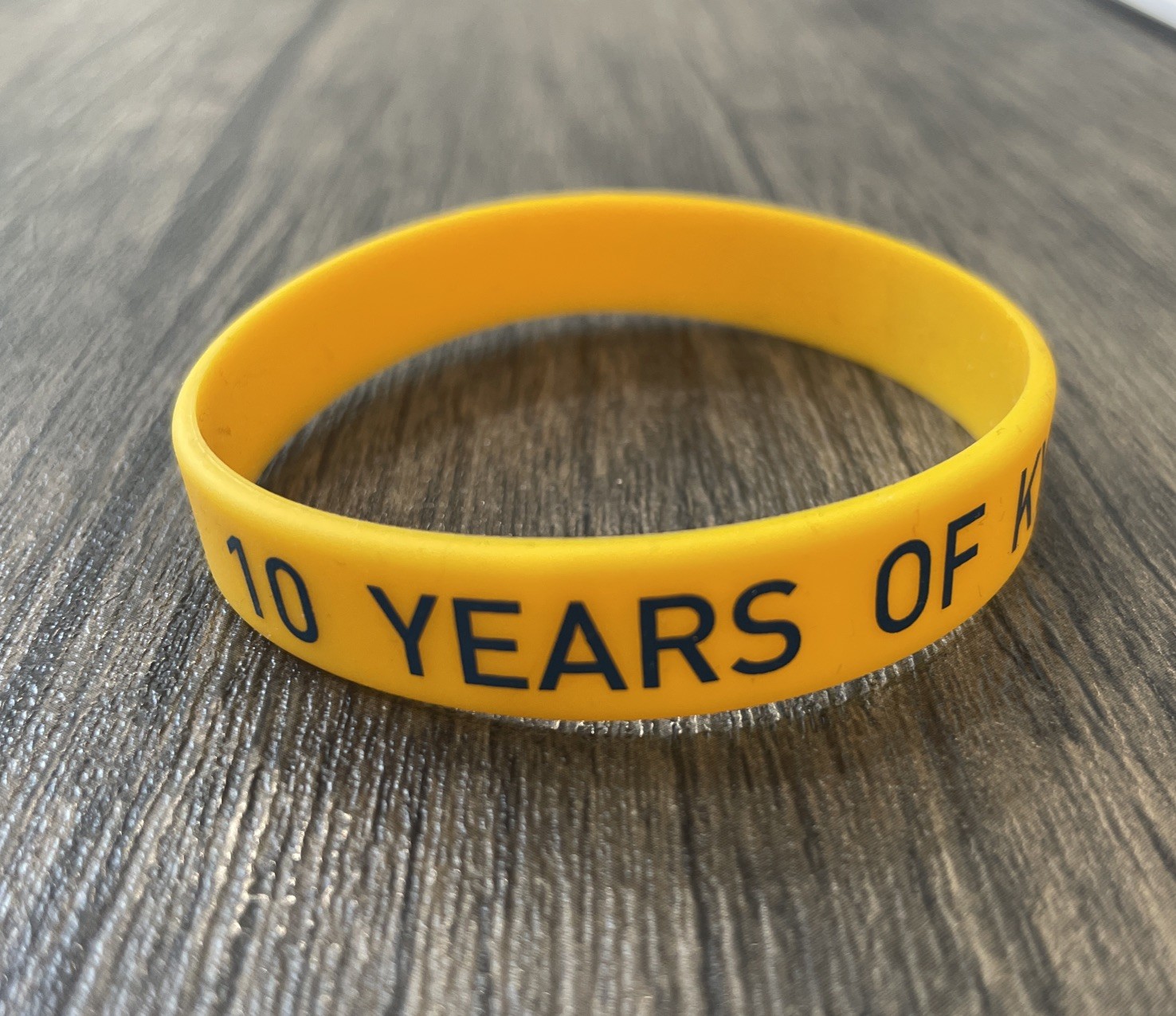 Kynd Cannabis Company Promo Silicone Wristband Bracelets “10 YEARS OF KYNDNESS”