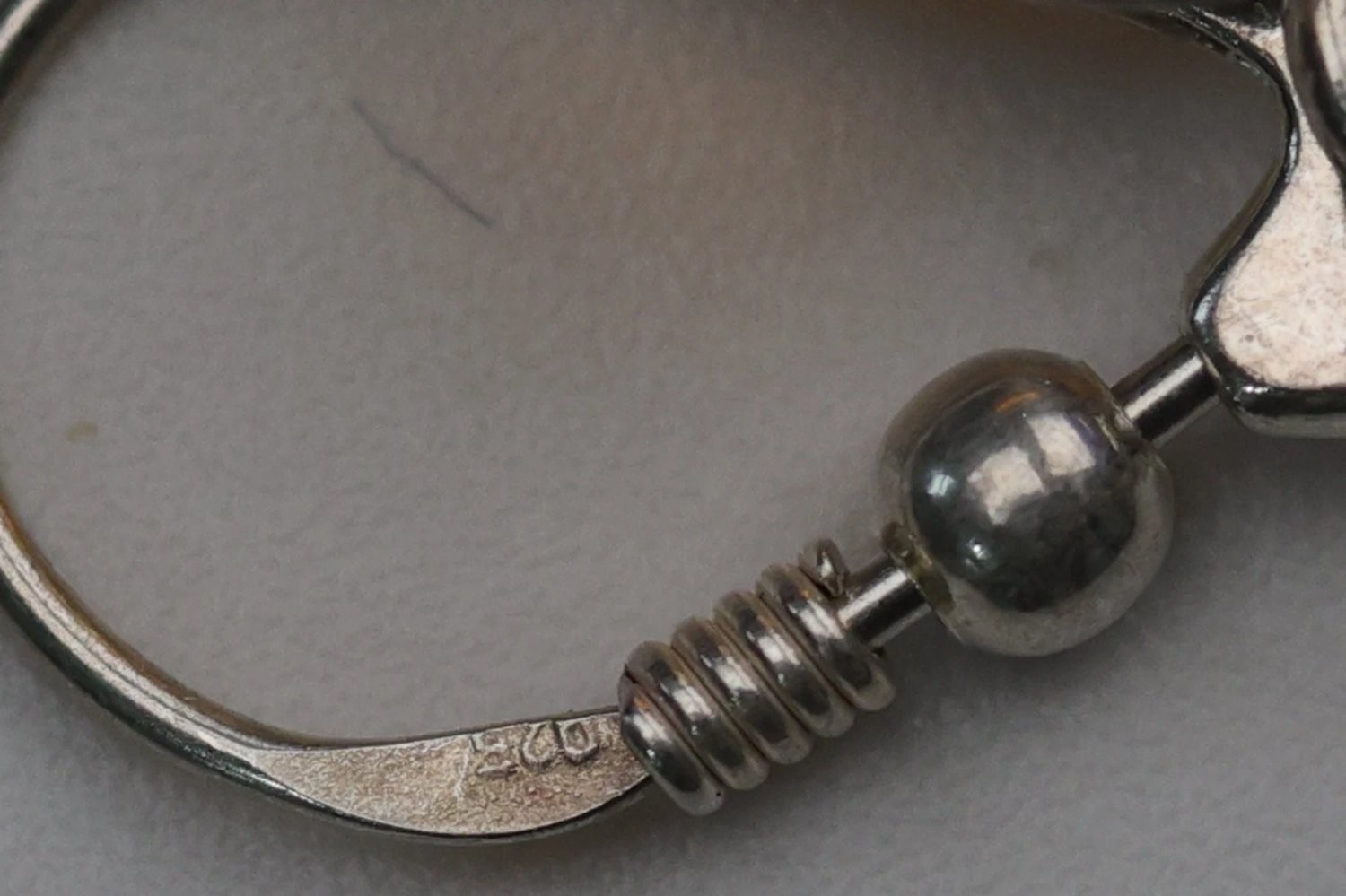 Earrings Approx 1.5 Inc Cognac Sterling Silver Vintage Long Dangle Drop