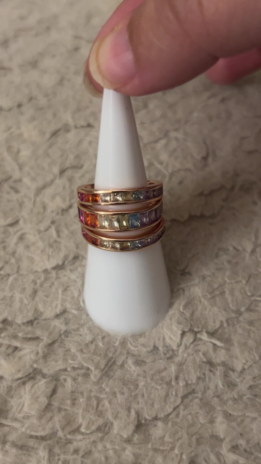 Bomb Party “Show yourself compassion. Exclusive Bringback” Autism ring RG92112