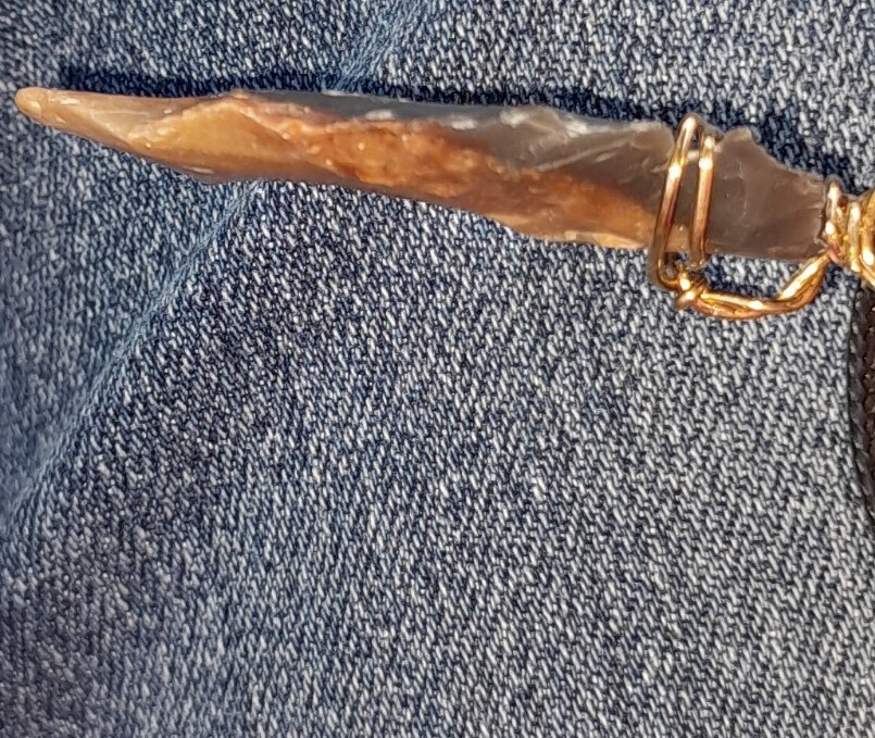 Natural Stone Arrowheads necklaces male female new pendants jewelry Gifts unisex