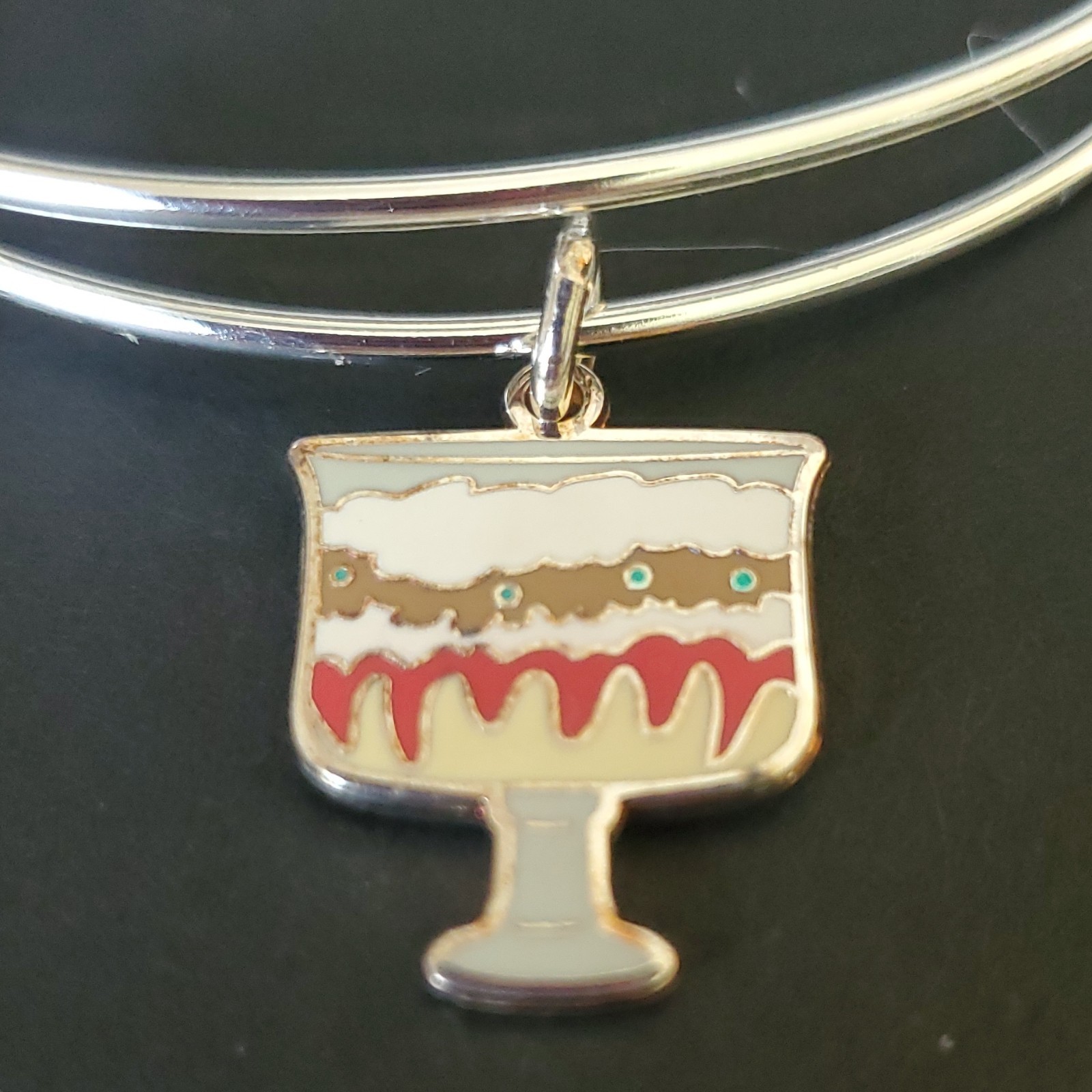 Alex and Ani Friends English Trifle Bangle Bracelet, New W Box, Multi One Size