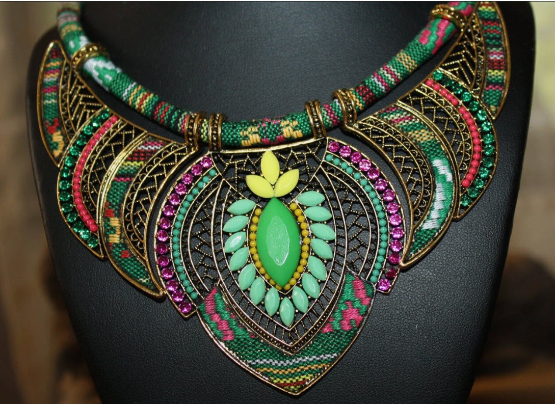 BRIGHTON BEACH Ethnic Style Retro Chunky Necklace