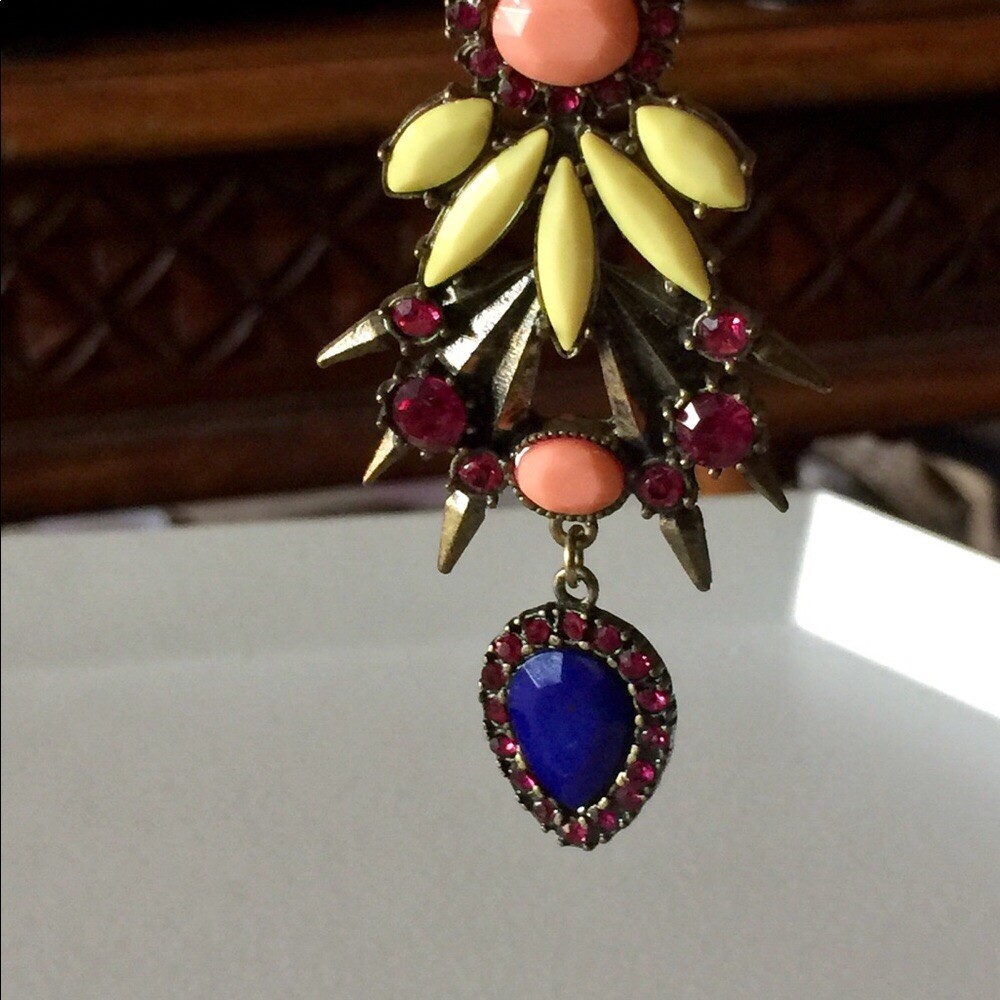 BAUBLE BAR JEWELED DROP EARRINGS NWOT