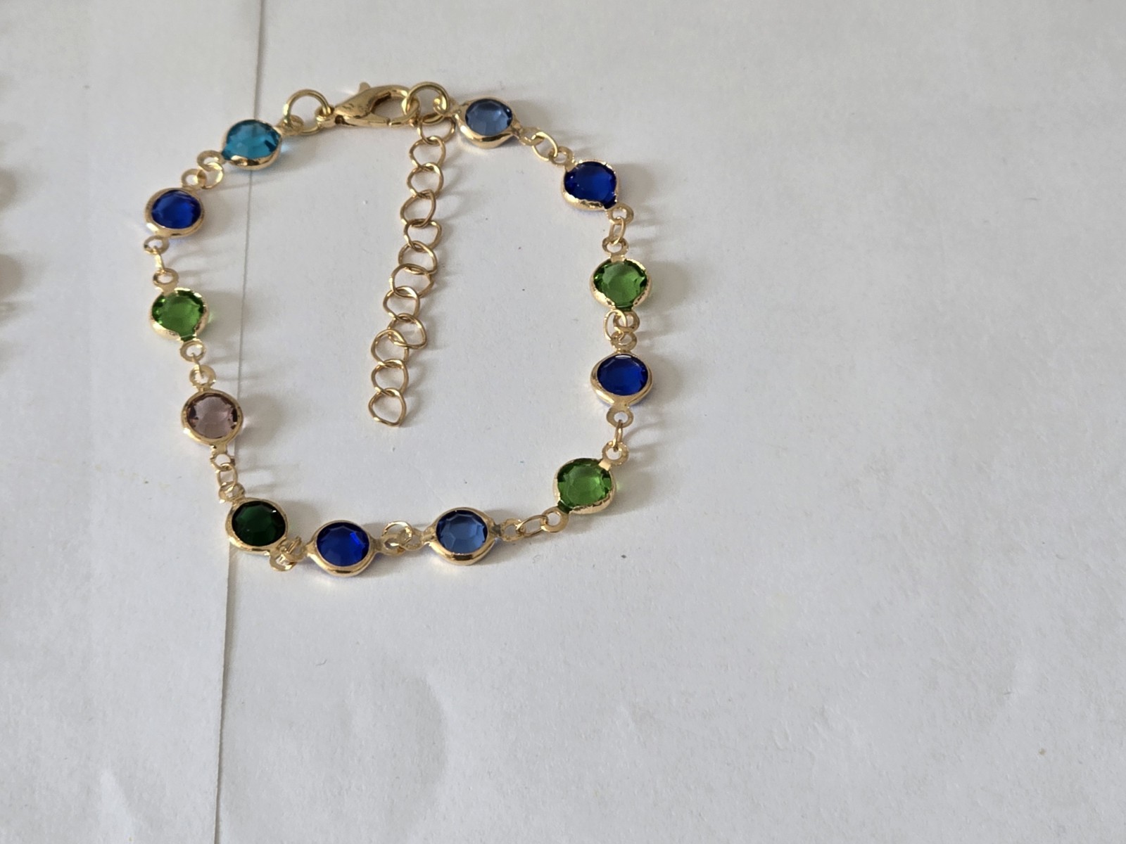 Gemstone Necklace Matching Bracelet Set For Teenage/adults Jewellery Box