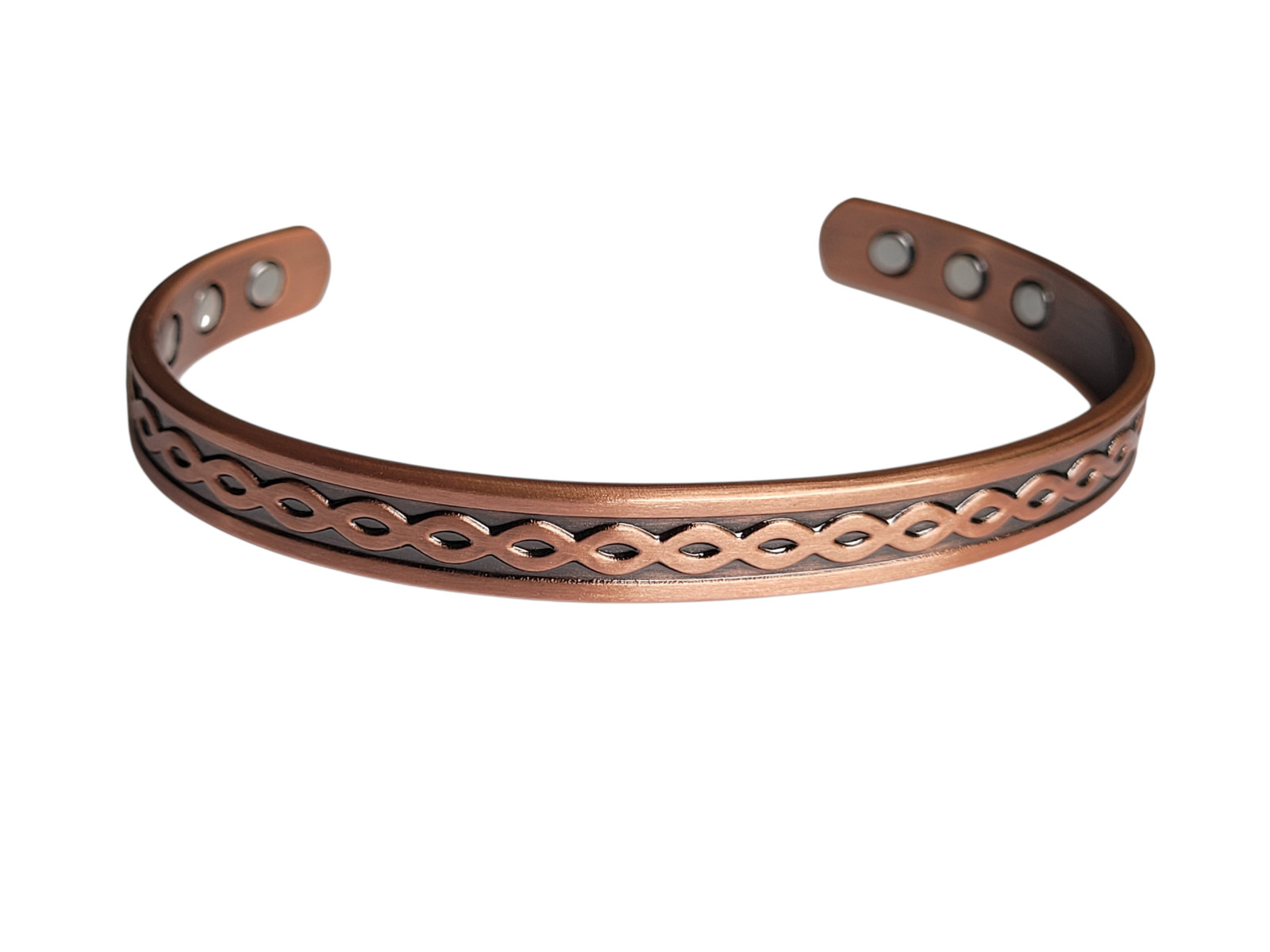 Pure Copper Magnetic Bracelet Arthritis Pain Therapy Men Women Cuff Infinity