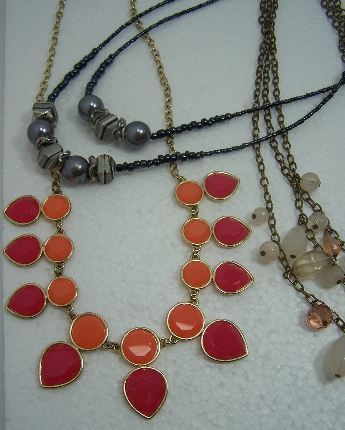 Lot of 3 Any Occasion Fashion Beaded Necklaces