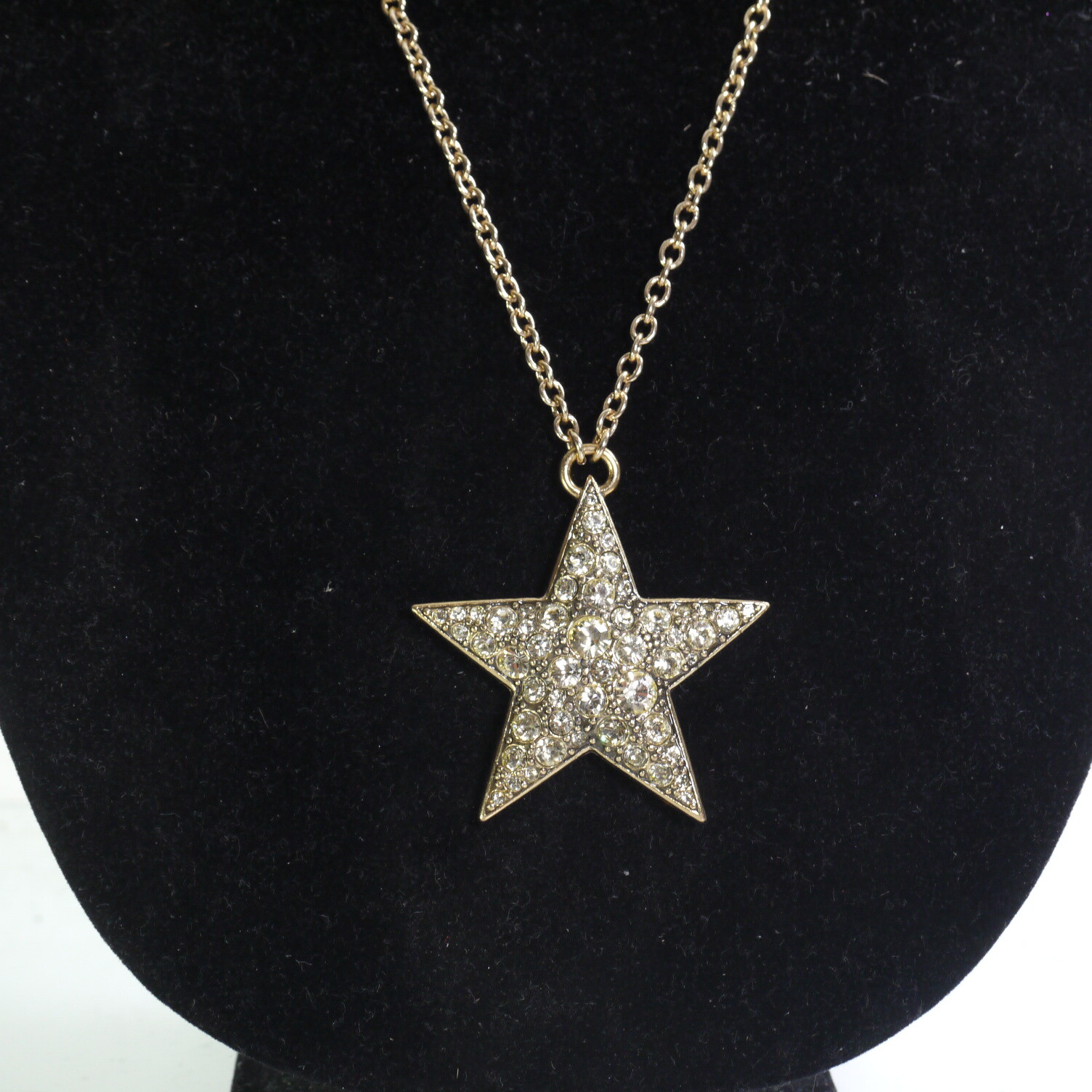 Pilgrim Danish YELLOW STAR Necklace High End Designer #379821