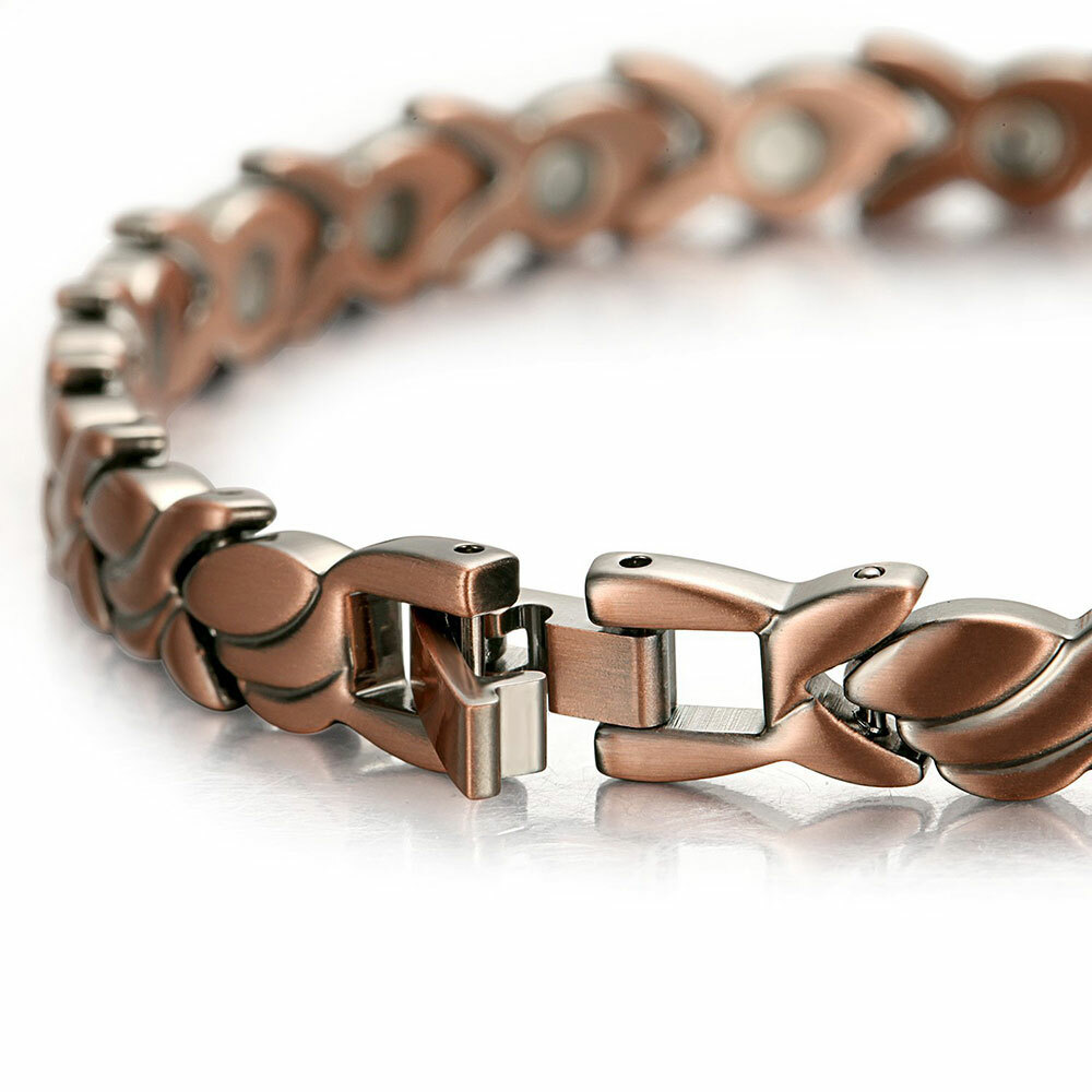 Adjustable Magnetic Therapy Bracelet Arthritis Pain Relief Copper Bangle Womens