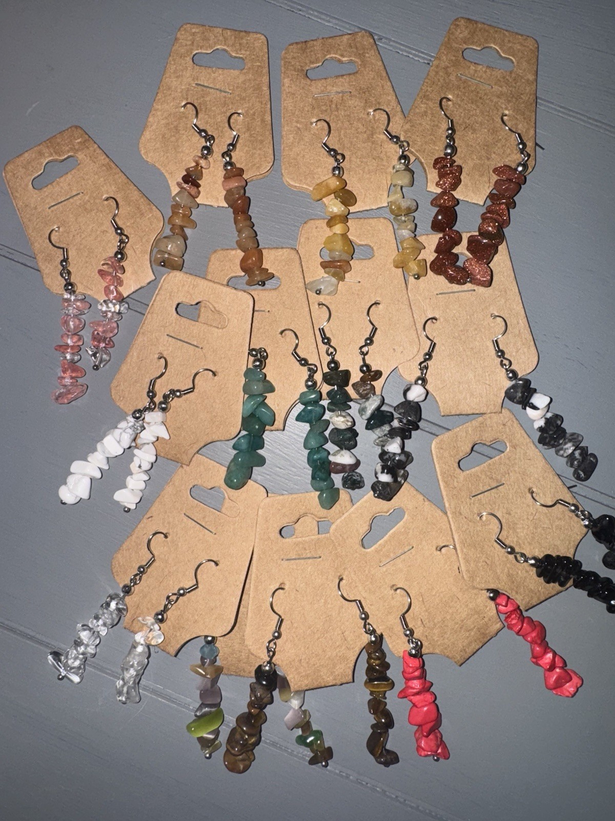 Bohemian Crystal Earrings Various Colors BOHO Fashion Earrings Jewelry