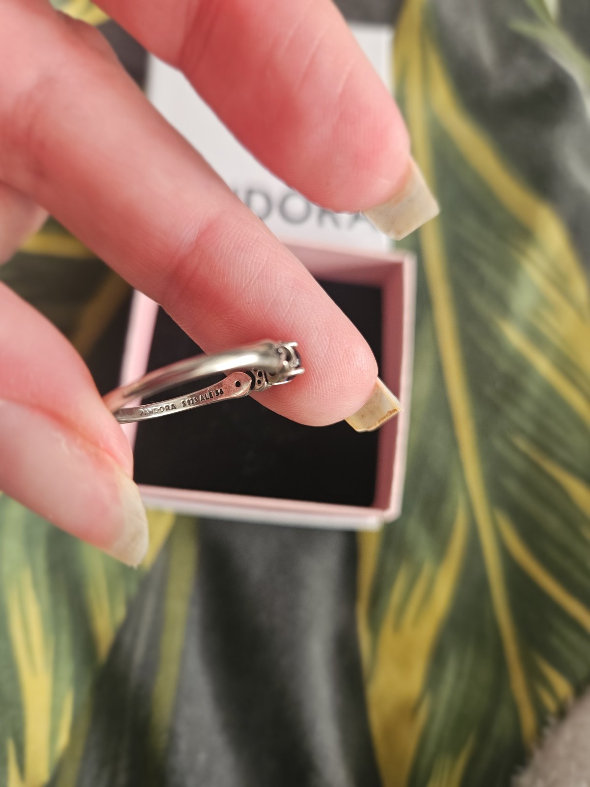 PANDORA Disney Aladdin Princess Jasmine Ring Sterling silver rrp £65.00 size 54