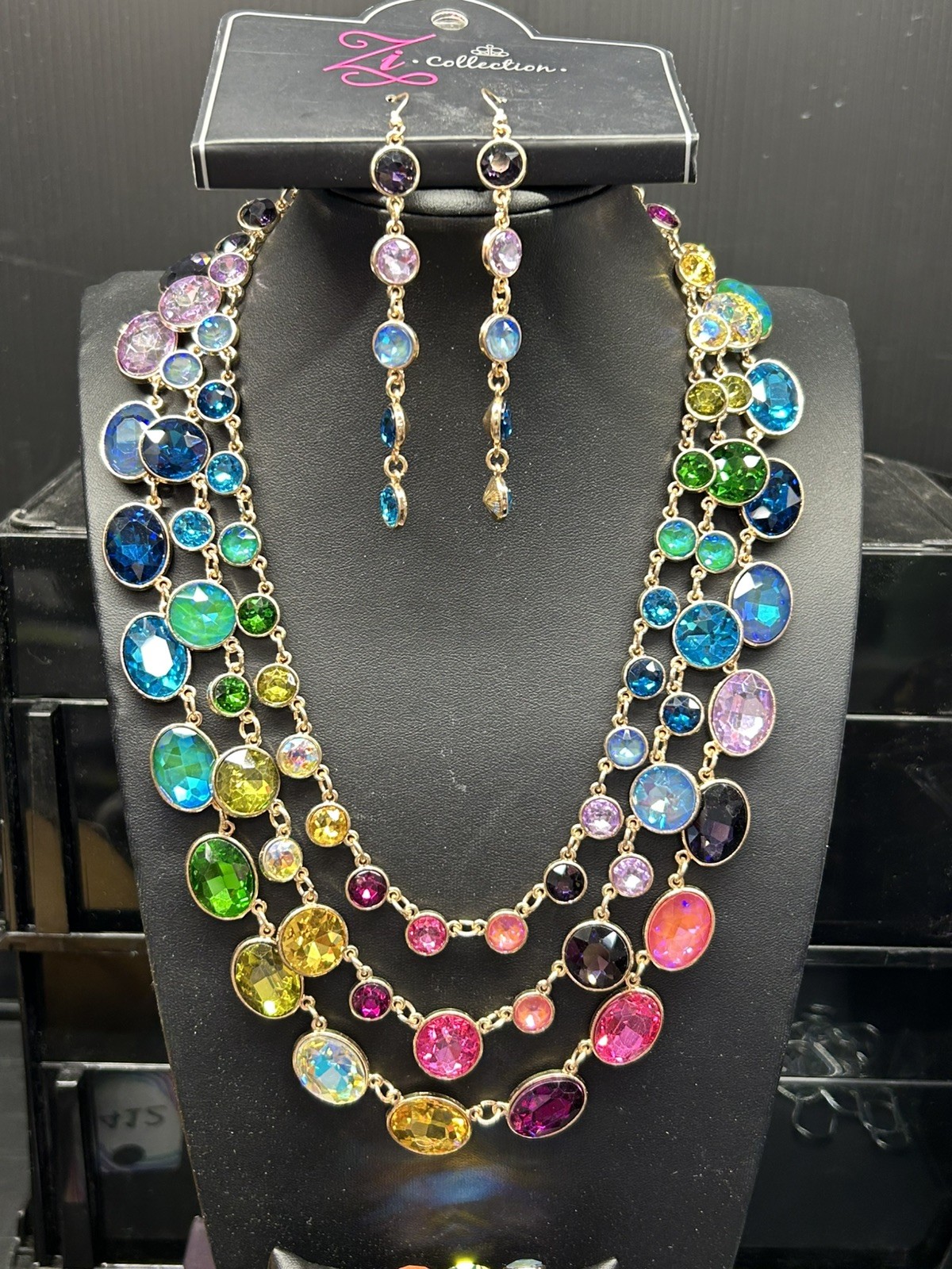 Paparazzi Zi Collection 2024 Elated Necklace And Bracelet New Rare Elated Energy