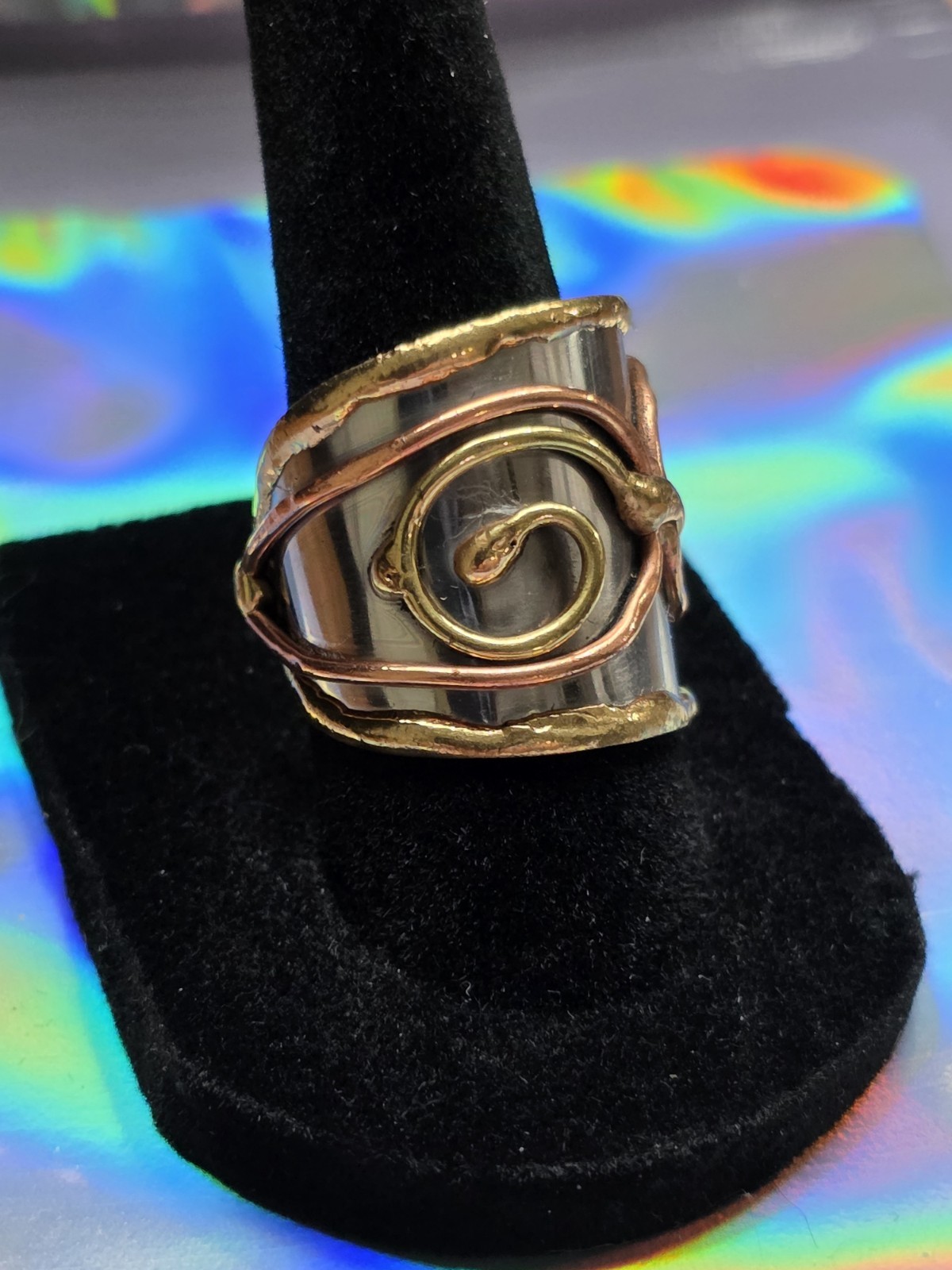 Ring Brass & Copper Cuff Item# 0071