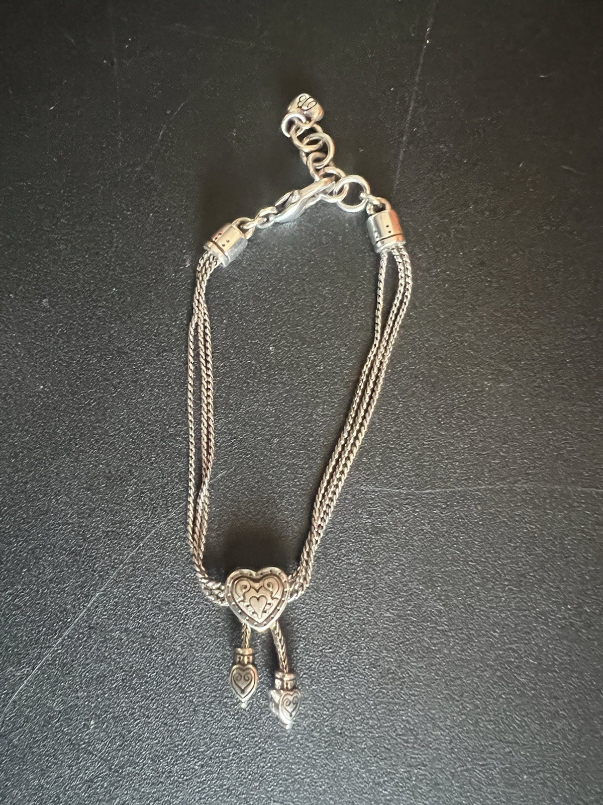 Brighton Heart Silver Necklace And Bracelet