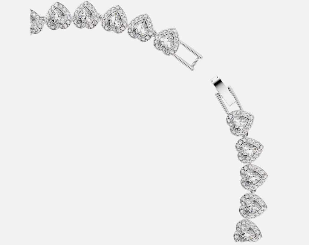 HOT! Ariana Grande x Swarovski necklace Mixed cuts, Heart, White