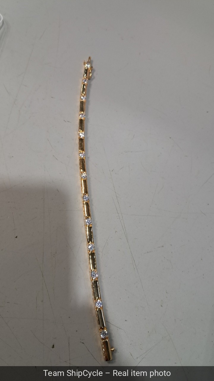 without tags 14K Yellow Gold Plated 4Ct Round Cut Diamond Lab Created Wo G2U