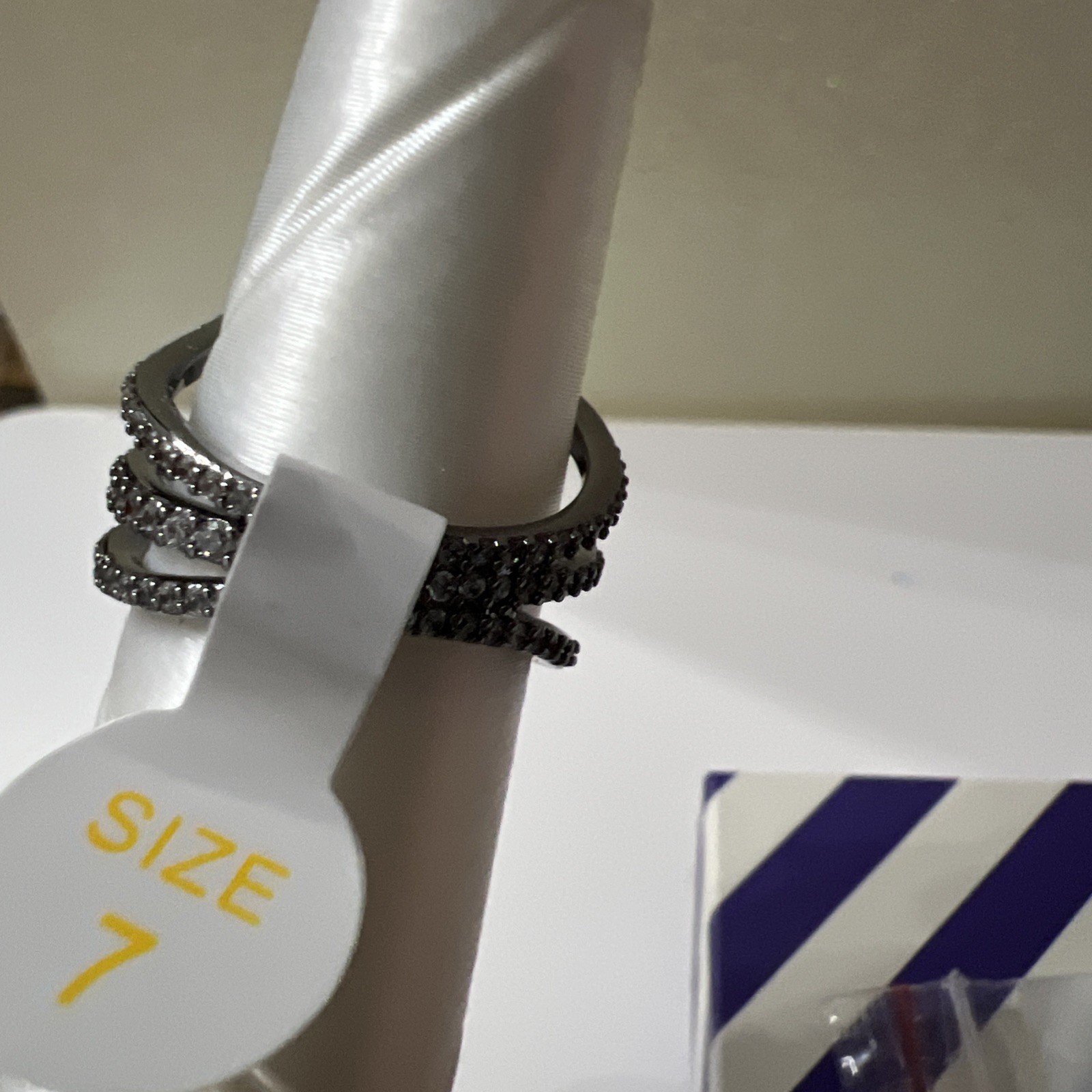 Bomb Party June birthday 2026 ring sz 7 “Make Then Look” LC Alexandrite Hematite