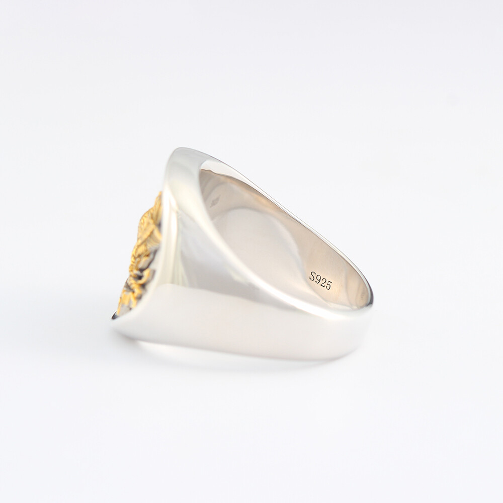 The Roman SPQR Eagle Emblem To Senatus Populusque Romanus Sterling Silver Ring