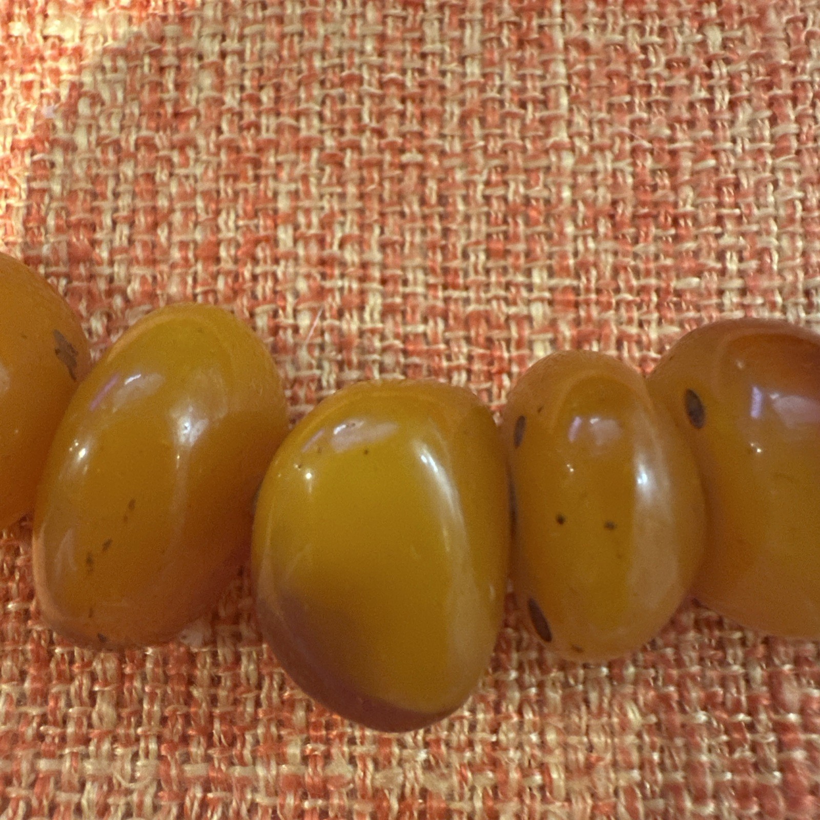 Antique Butterscotch Eggyolk Baltic Amber Necklace 103 grams G2U