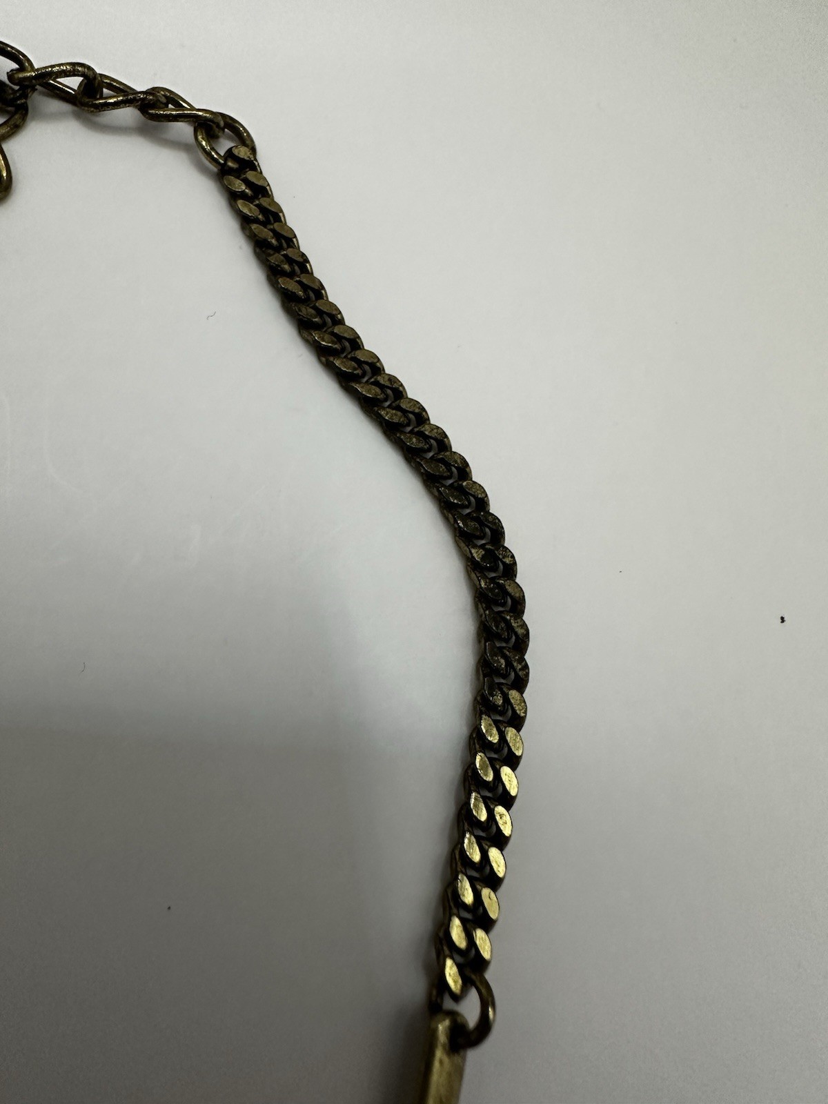 Jenny Bird Gold Tone Necklace With Snake Design Center Piece