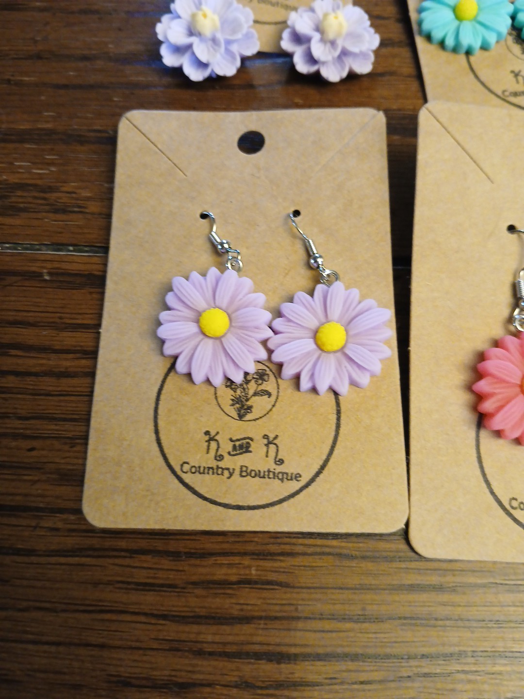 New 8 Pair Various Cute Flower Earrings For Kids Teens Young Adults