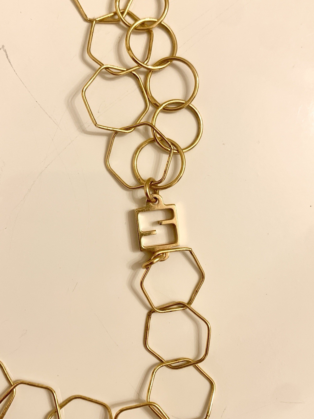 Fendi By Karl Lagerfeld S/S 2005 Long Necklace VINTAGE RARE