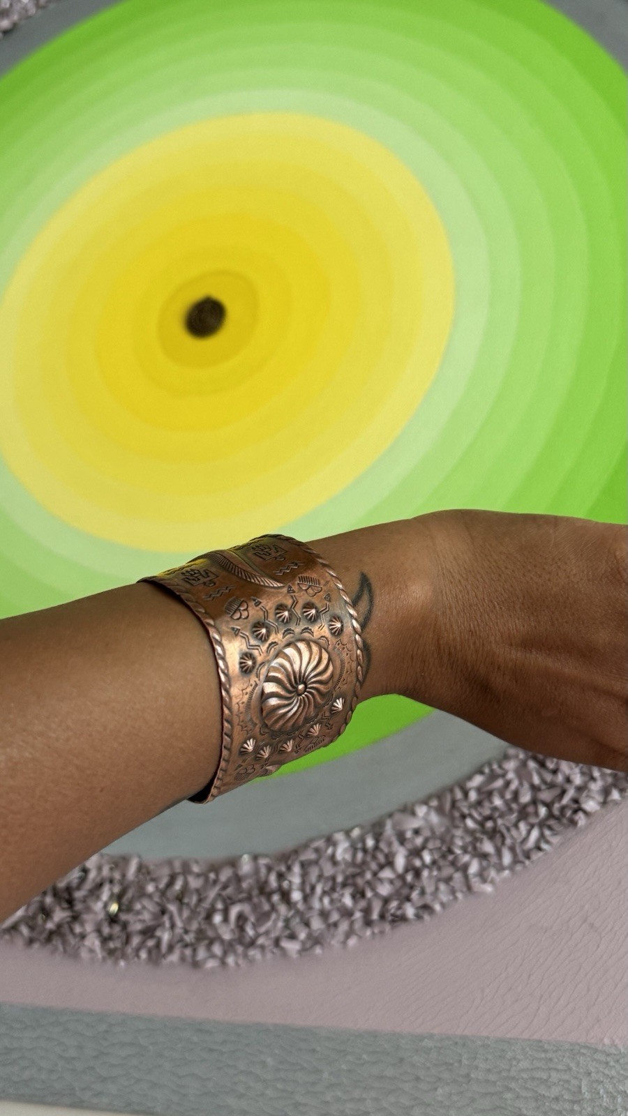 Vintage Bells Trading Company Copper Adjustable Copper Cuff Bracelet-