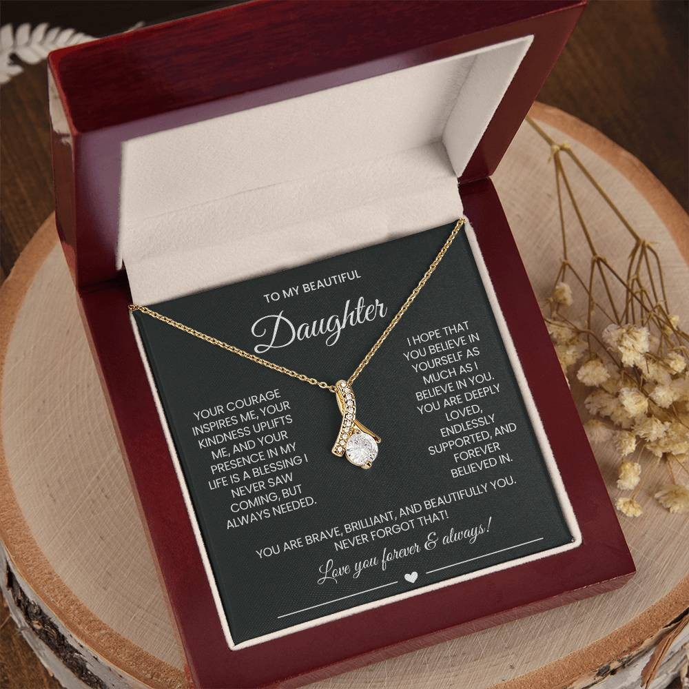 Daughter Alluring Beauty Necklace Gift