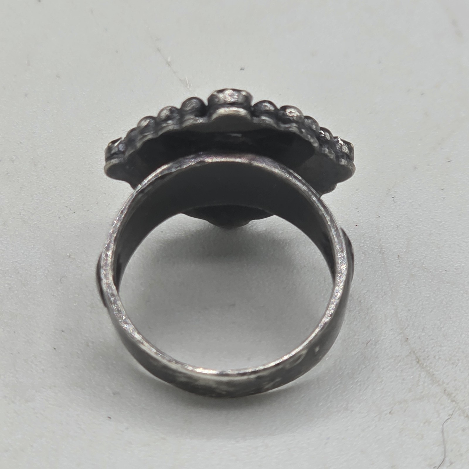 Virgins Saints & Angels VSA San Benito Ring Gunmetal Size 7.75