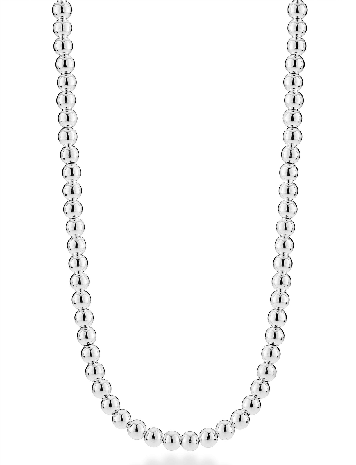 Miabella Italian 925 Sterling Silver Handmade 4mm Bead Ball Strand Chain Neck…