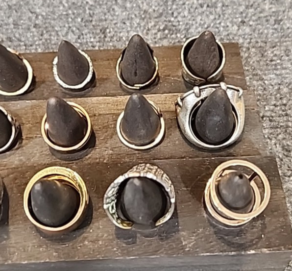 Jewelry 18 Rings Egyptian Adjusts Sized Gold Silver Tones See Description #181
