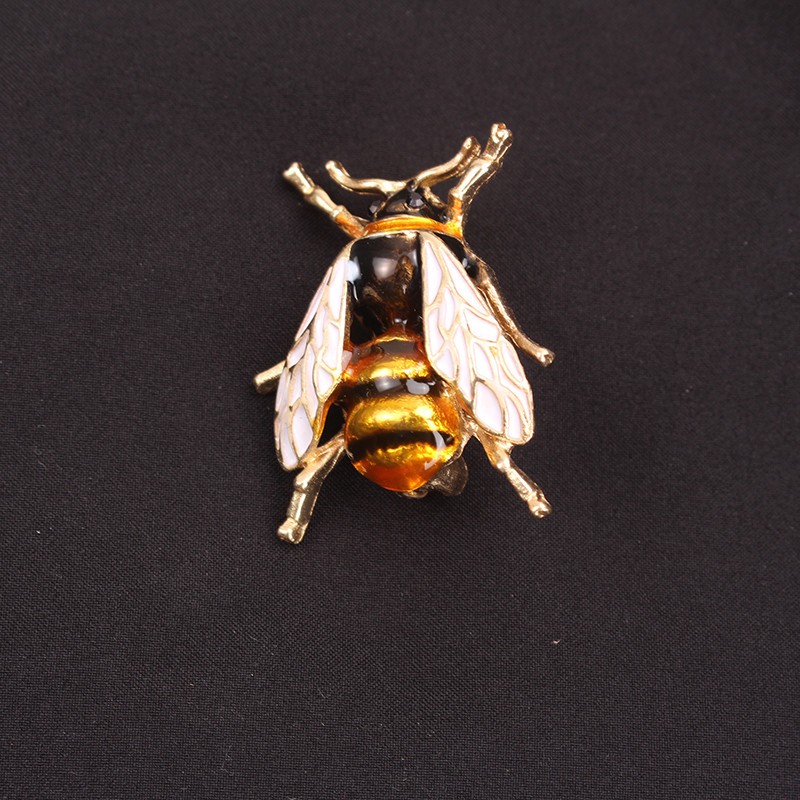 Women Men Unisex Bees Lover Brooch Insects Brooches Honeybee Pins Badge Jewelry