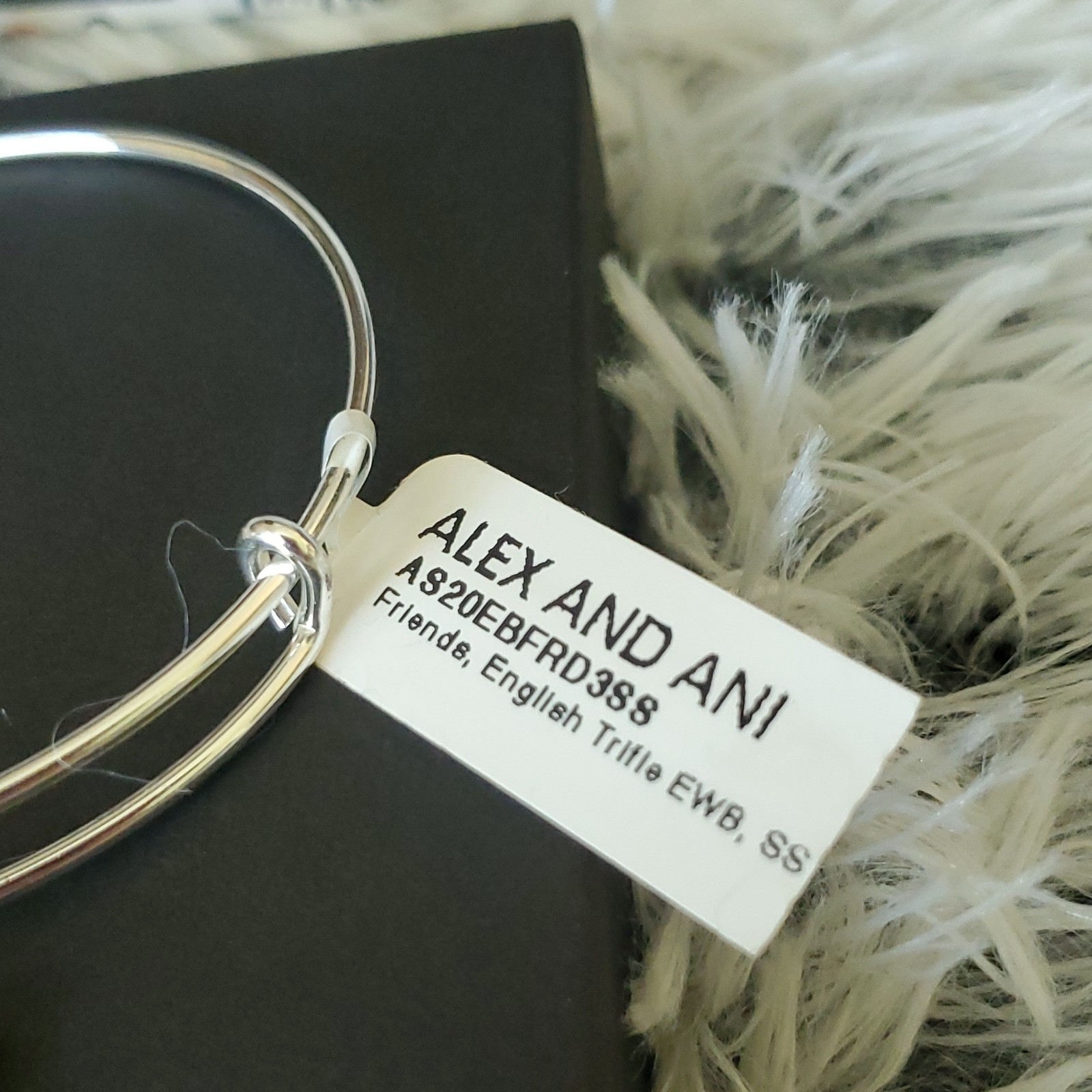 Alex and Ani Friends English Trifle Bangle Bracelet, New W Box, Multi One Size