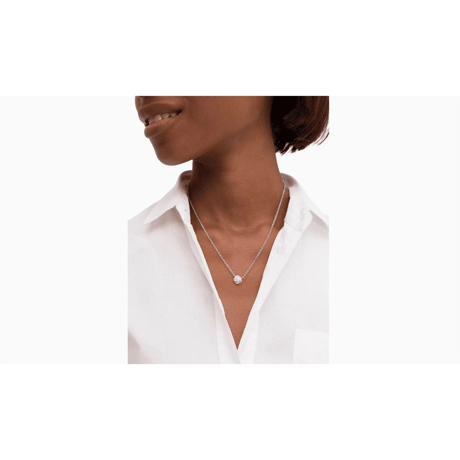 Kate Spade New York Infinity and Beyond Knot womens Mini Pendant Necklace