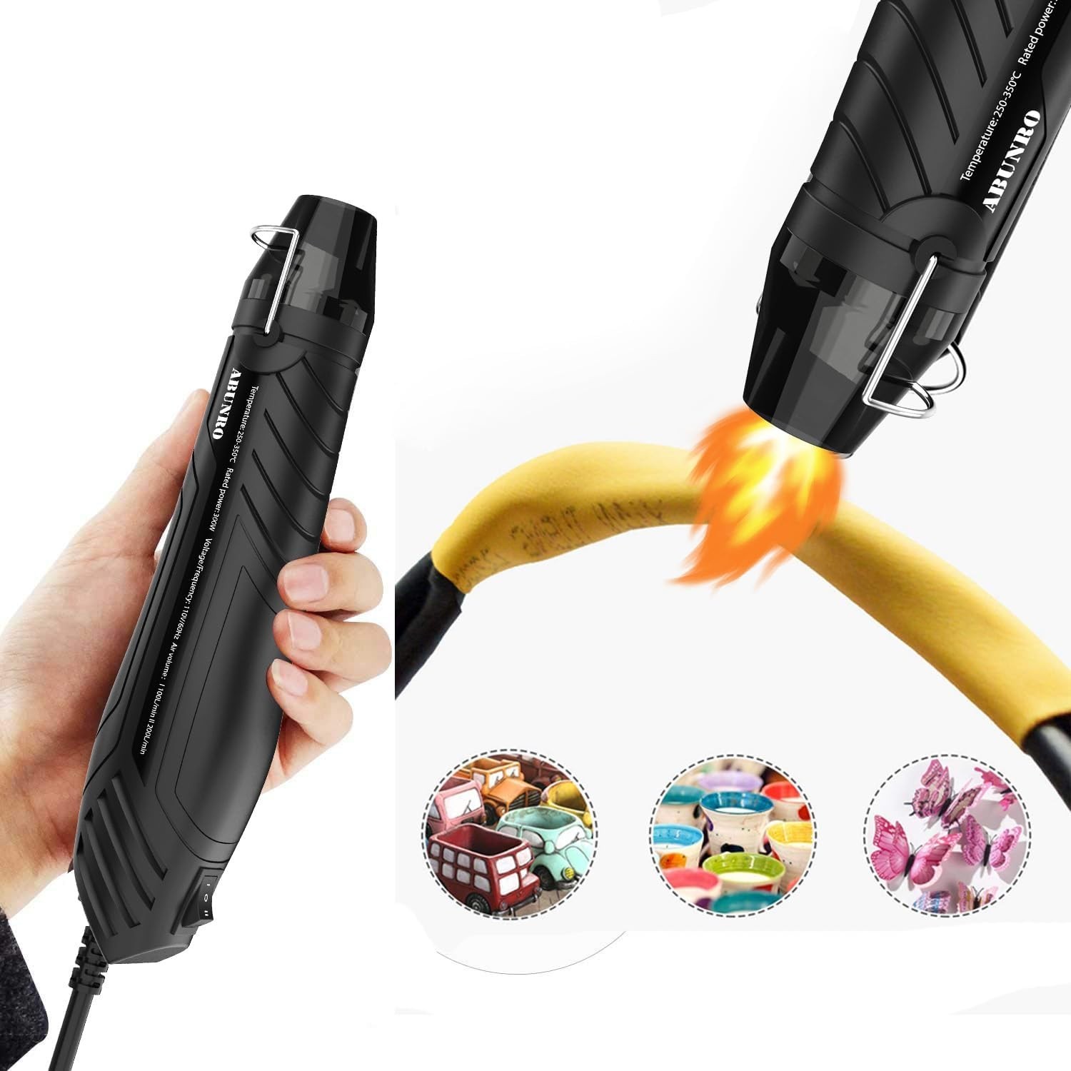 Mini Heat Gun 110V 300W Handheld DIY Electric Tool Embossing Shrink Wrapping