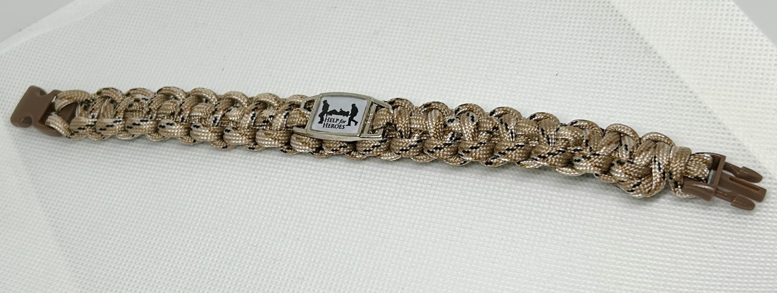 NEW COLOURS ADDED: Help For Heroes/Stretcher Bracelet (4 Sizes/7 Colours)