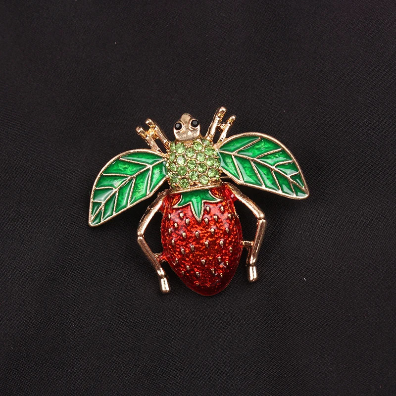 Women Men Unisex Bee Lover Brooch Fashion Bees Animals Pins Badge Jewelry