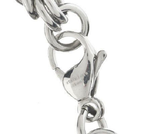 Bold Graduated Spiga Wheat Chain Necklace Stainless Steel by Design QVC 16″ 18″