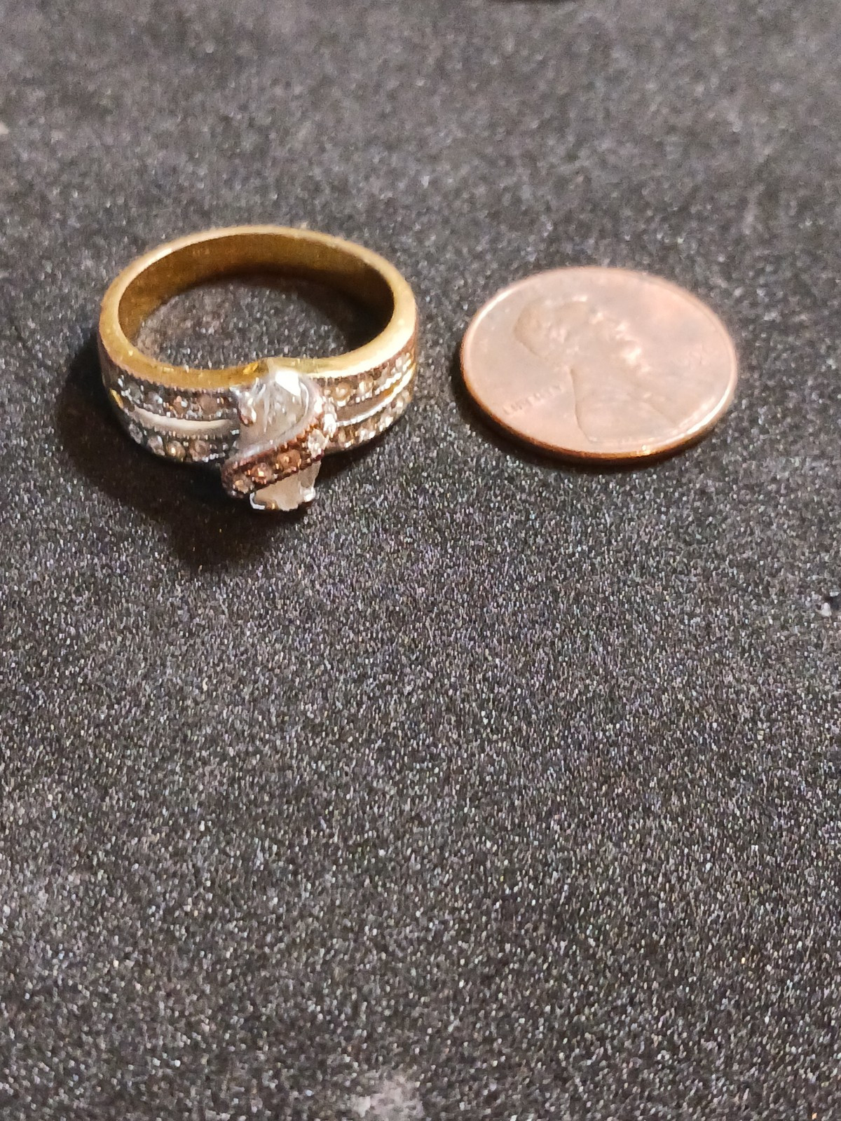 4 Beautiful Rings 3 with no markings 1 stamped M with a Trademark Nice