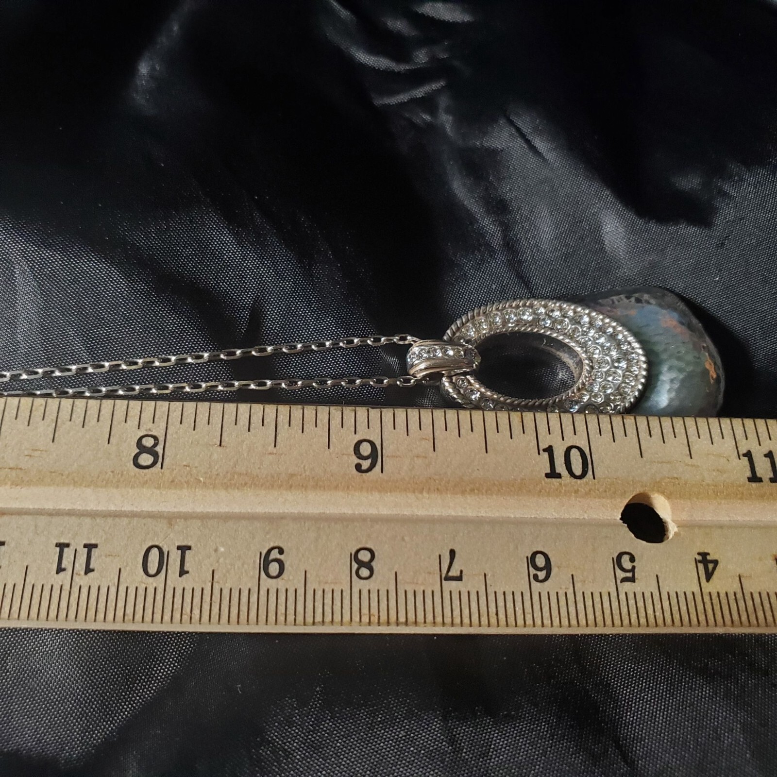 Brighton Pendant CZ Necklace & Branded Chain 21″ Modern Design Quality Lux Gift